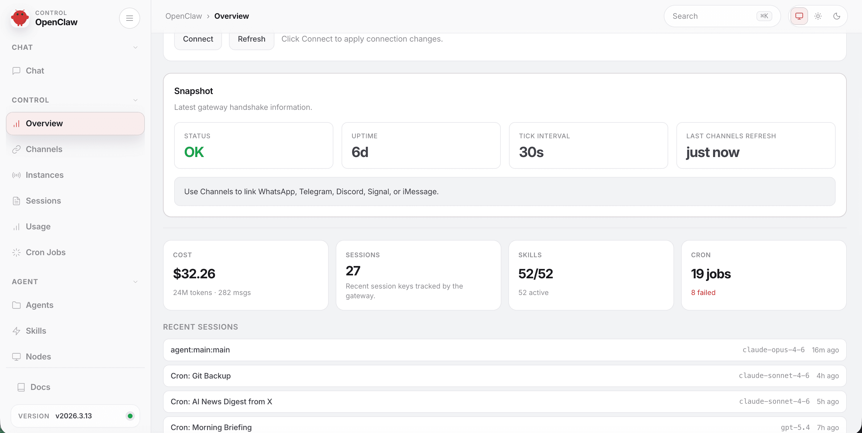 OpenClaw Setup screenshot