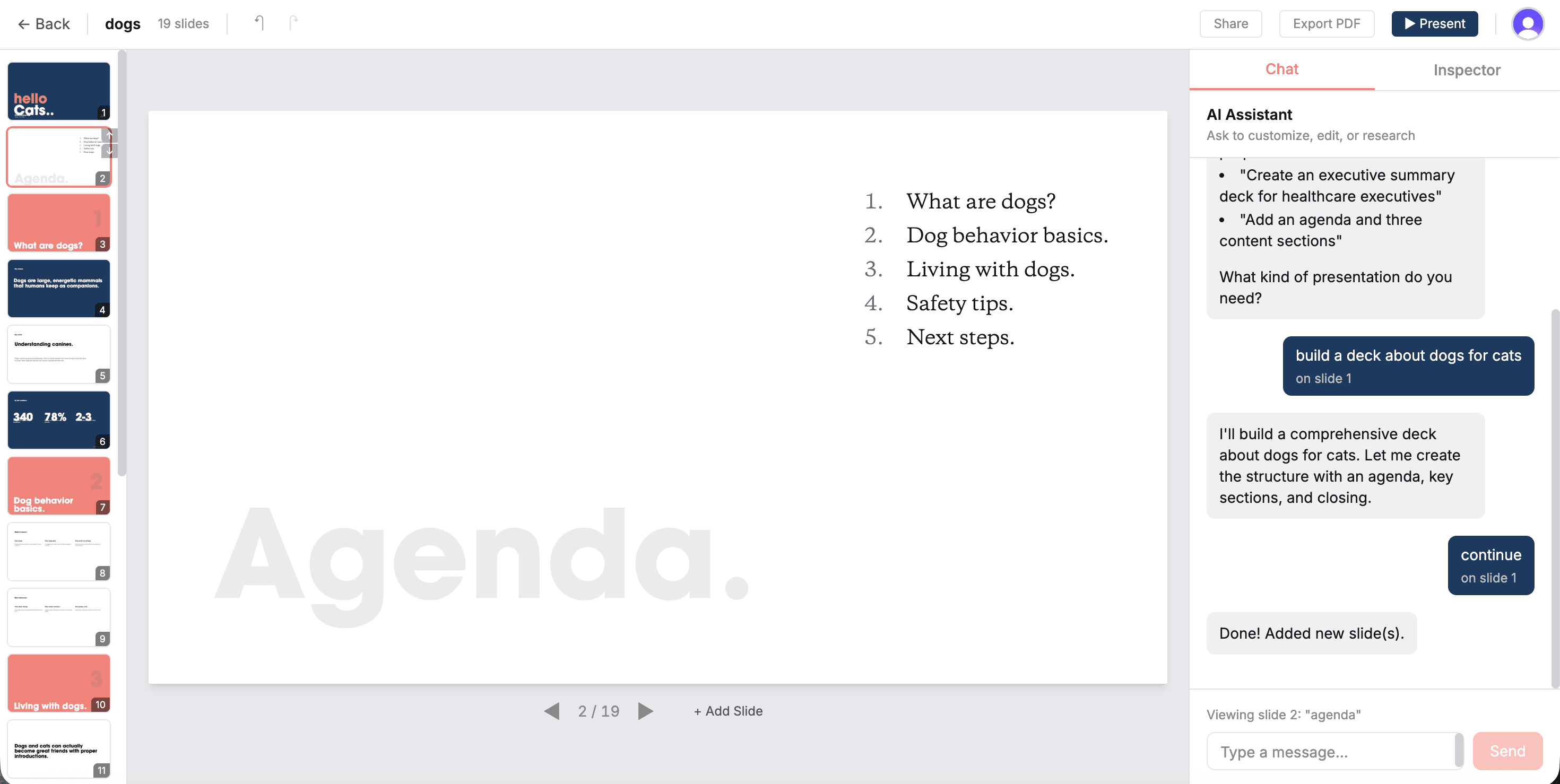EIKO Slides screenshot